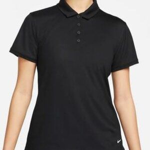 Nike Women's Dri-FIT Polo - Black, Size XS